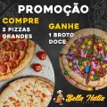 Pizzas1 Grandes e Ganhe 1 Broto Doce